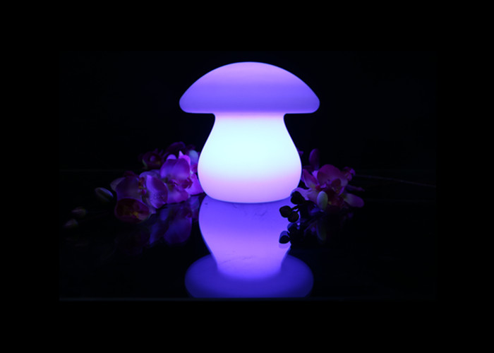 Waterproof LED Illuminated Furniture RGB Color Changing Led Mushroom Table Lamp