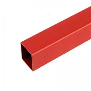 China Powder Coating Steel Square Pipe 12M 2MM Thickness ERW Coated Thick Wall Square Pipe wholesale