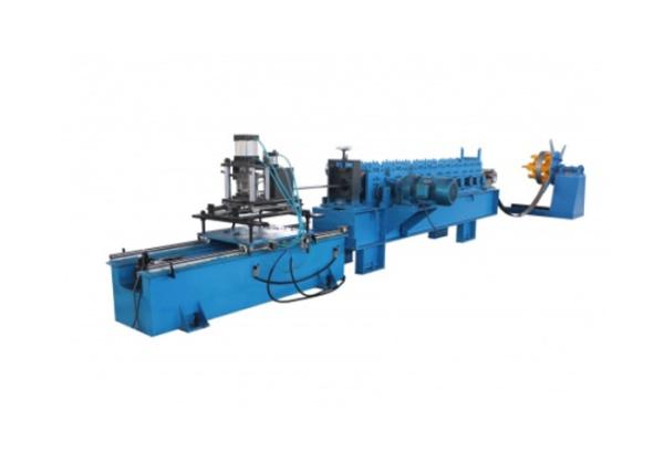 High Efficiency Aluminium Shutter Door Roll Forming Machine With Hydraulic