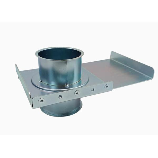 Quality Manual Galvanized Dust Collection Blast Gate Carbon Steel 80 - 300mm for sale