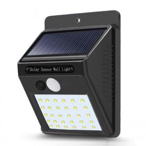 China Solar Motion Sensor Wall Light 30LED PIR Sensor Lamp 550LM wholesale