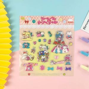 Buy cheap Distinct Layers Cartoon Sticker Sheet Three Dimensional Stickers Convex Air from wholesalers