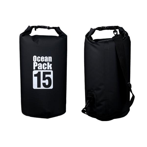 Snorkeling 15 Liter Dry Storage Bags Rolling Top Closure Multi Color Optional
