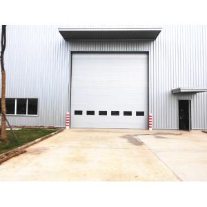 Automatic Vertical Lifting Industrial Sectional Doors Polyurethane Foam