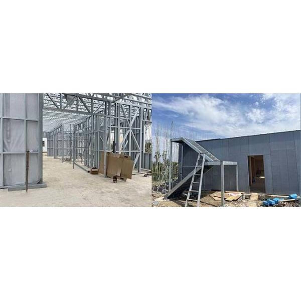 Prefabricated Modular Home Prefab Wooden Bungalow With Light Steel Frame