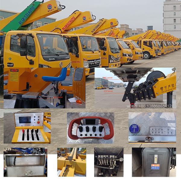 Hubei Hot Selling Factory Price Top Quality Customized Dongfeng 4*2 New Diesel 33 m Compact Design Aerial Work Platform Truck
