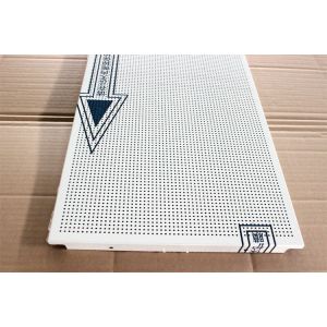 China Fireproof Acoustic False Ceiling White Perforated Aluminum SGS Test wholesale