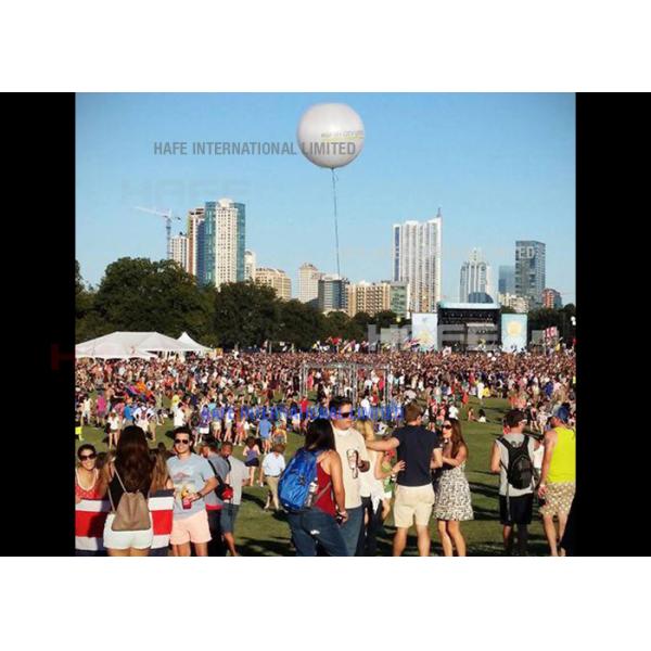 Big Outdoor Events Helium Balloon Lights 5 M / 16.4 Ft Advertising Logo Customized