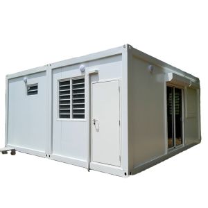 Customized Fireproof Prefab Container House Noise Insulation With Sandwich Panel