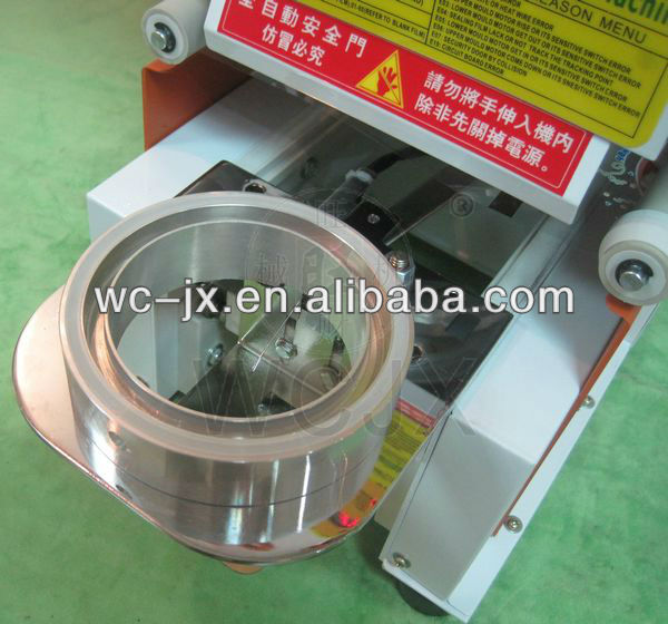 intelligent fully automatic sealing machine for bubble tea cup