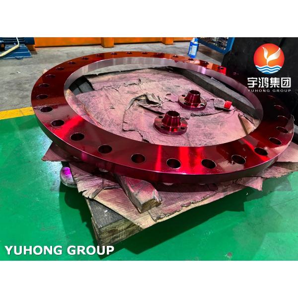 ASTM A240 F904L AWWA C207 Table 2 Class D Steel Ring Flange For Water System