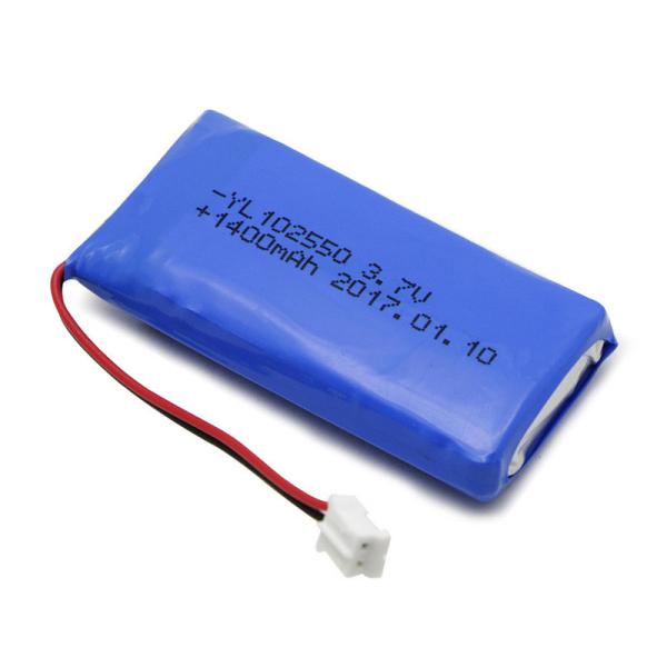 PL102550 1400mAh 3.7V Lithium Polymer Rechargeable Battery