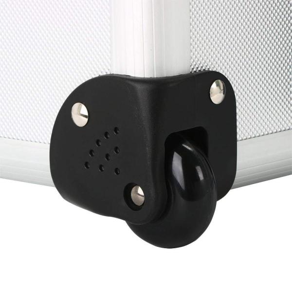 Pull - Out Wheeler Makeup Trolley Case Easy To Move With Inner Velvet Lining