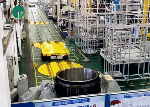 Custom Heavy Duty Pallet Motorized Railway Turntable For Electric Transfer Car