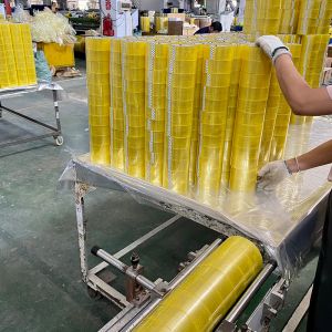 Clear / Transparent Yellowish Opp Carton Sealing FRAGILE Packing Tape