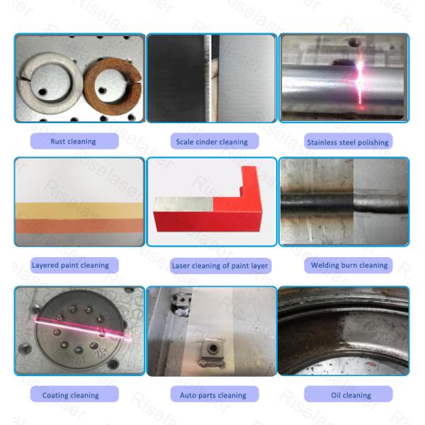 1500w Rust Remover Laser Cleaning Machine Remove Rust From Iron
