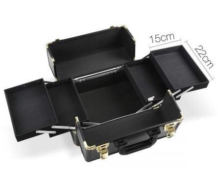 Professional 7 In 1 Makeup Vanity Case Separable & Portable , 8 Locks With 2 Keys