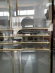 No welding brass caming decorative door panel inserts 1" thickness