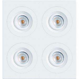 Four Lights 36W Square Gimbal LED Downlight High Luminus 2500lm