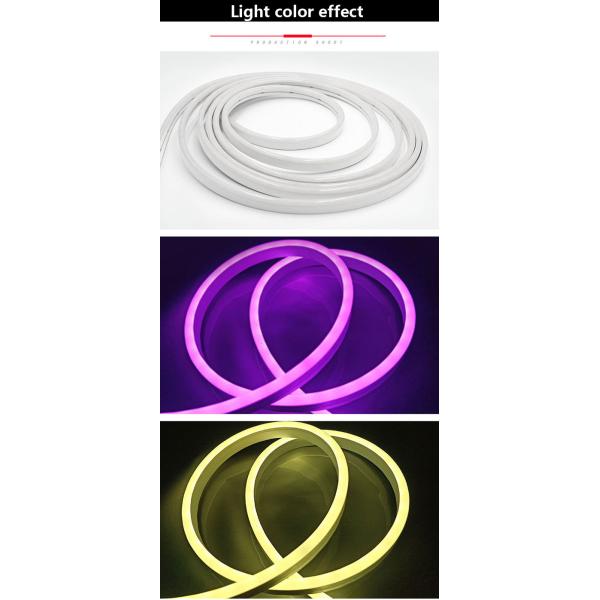 RGB Neon Strip Lights IP67 12V 6*12 Cuttable LED Neon Rope Light