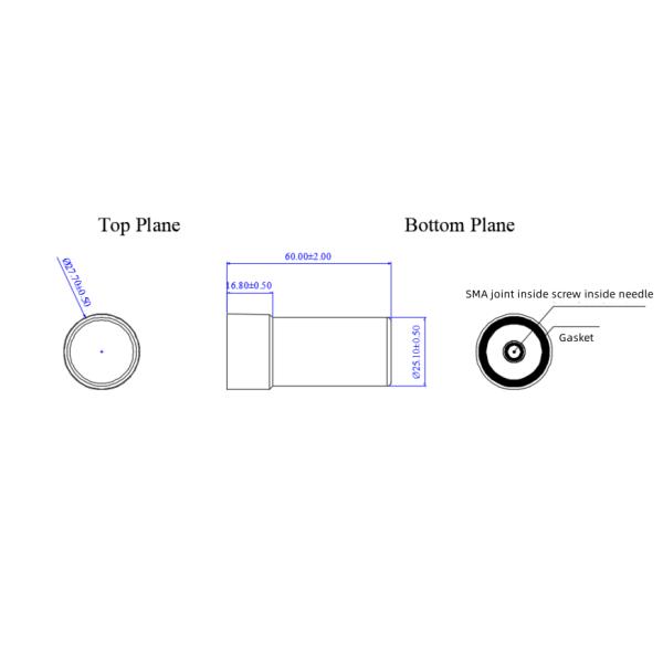 L1 L5 Multi Frequency GNSS GPS Antenna for UAV RTK Receiver