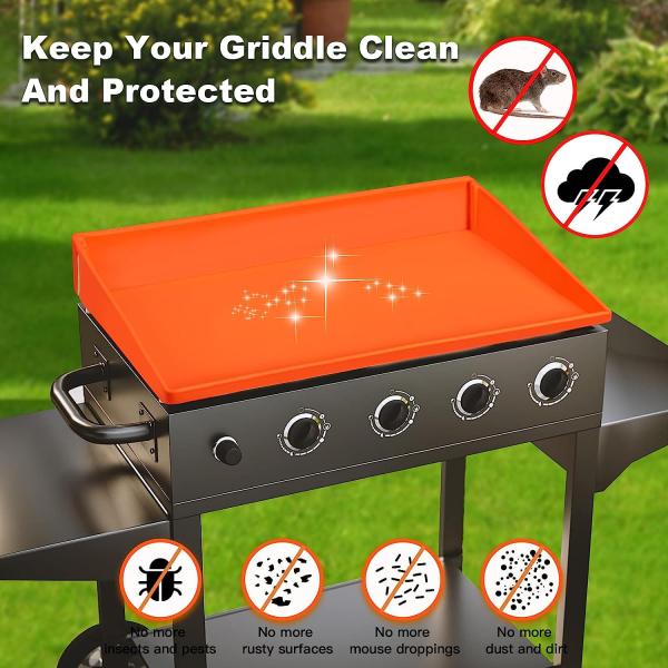 1.92 pounds Silicone Griddle Top Cover Protect Griddle From Rodents Insects Debris And Rust