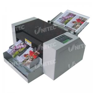 China Electric Business Card Slitter , AC220V 50Hz Automatic Business Card Cutter wholesale