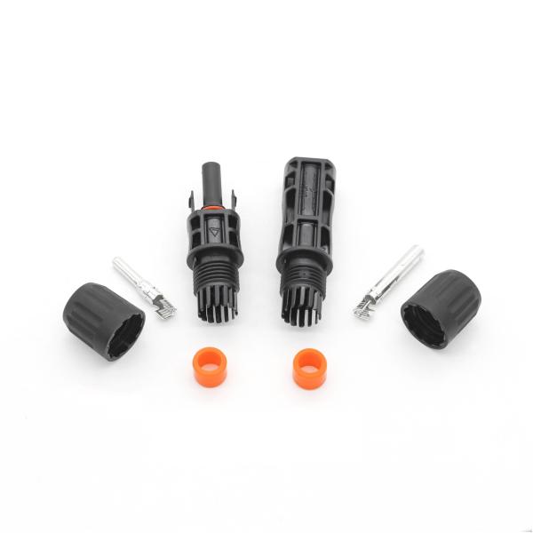 Quality Panel Mount Solar Panel Connectors with Tinned Plated Finish and Male/Female Configuration for Secure Connections for sale