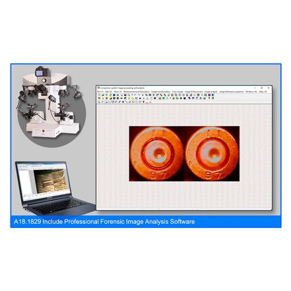 Motorized Digital Forensic Comparison Microscope with 80~240V Wide Range Voltage High Resolution CCD Camera and Motorized Control