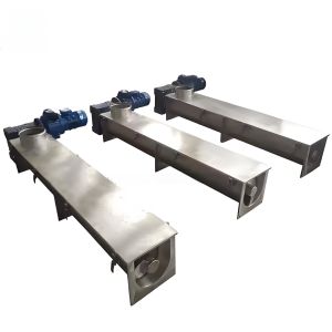 Efficient Shaftless Inclined Spiral Conveyor Multi-Material Applicable