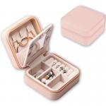 High quality PU Leather Jewelry gift box for girl with size10x10x5cm