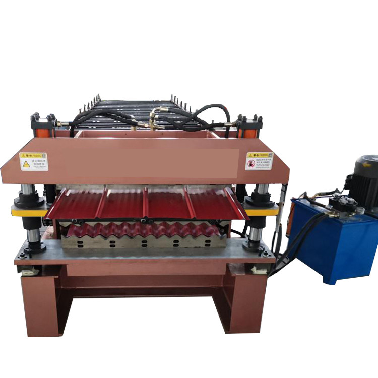 China Plc 0.80mm Double Layer Roll Forming Machine 15m/Min For Ppgi Panel Roof wholesale