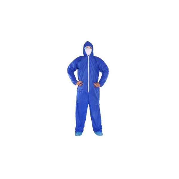 One Time Use White PP Disposable Polypropylene Coveralls For Cleaner
