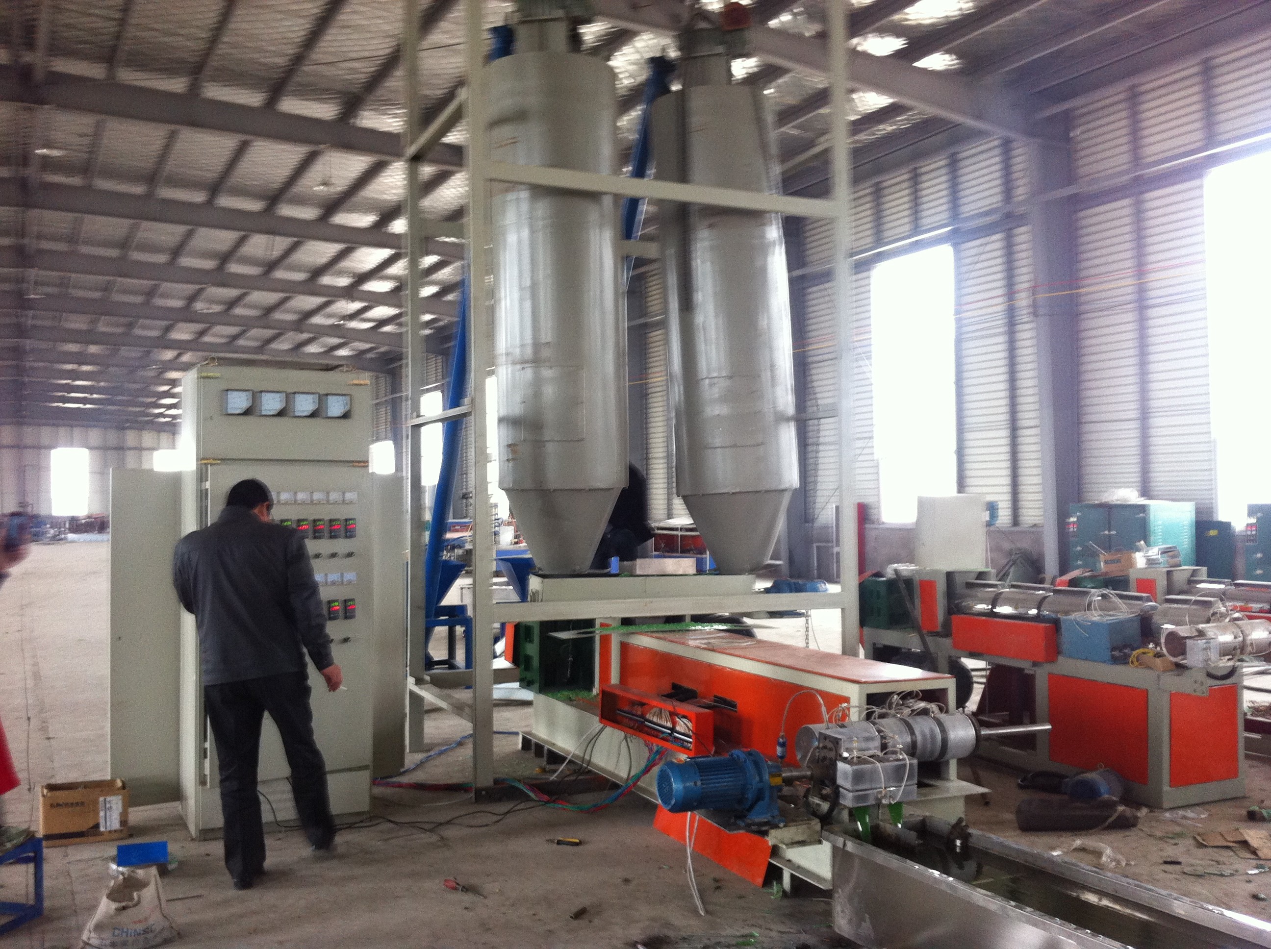 Automatic PET PP Strapping Band Machine Single Screw Extruder