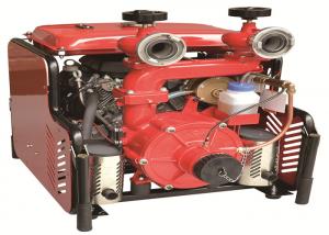 China Two Stage High Pressure Water Pumps For Fire Fighting Middle Flow Double Cylinder on sale