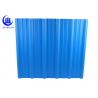 Plastic Two Layers Blue Color Corrugated Plastic Roof Panels 920 Mm Width for sale