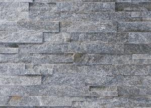 China Grey Cultured Ledge Quartzite Stone Veneer For Exterior And Interior Wall wholesale