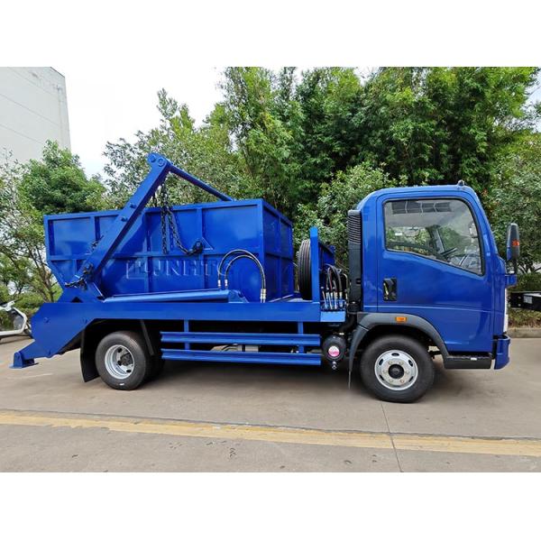 NEW HOWO Garbage Truck 4X2 5CBM 10CBM Hook Arm Garbage Truck For Sale