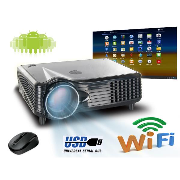Multimedia Projector Full HD LED Android 4.0 HDMI USB SD for home theater system