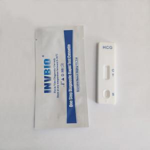 China Invbio Ce Fda Fertility Test Kits Hcg Human Chorionic Gonadotropin Pregnancy Urine / Serum wholesale