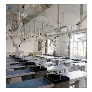 China Polishing Chemistry Lab Desk , Anti Acid Student Lab Furniture With Sink on sale