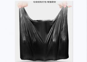 China Black Vest Type Plastic Garbage Bag wholesale
