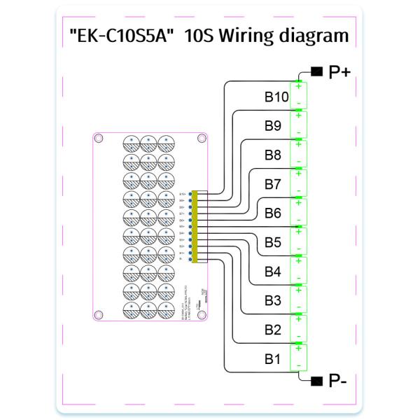 8S 9S 10S 5A Active Balancer Lithium / Lifepo4 / LTO Battery Balancer 24V 36V
