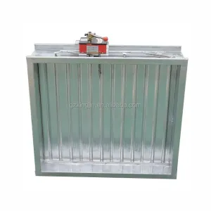 Fire Dampers System For Rectangular Duct Smoke Exhaust / Ventilation