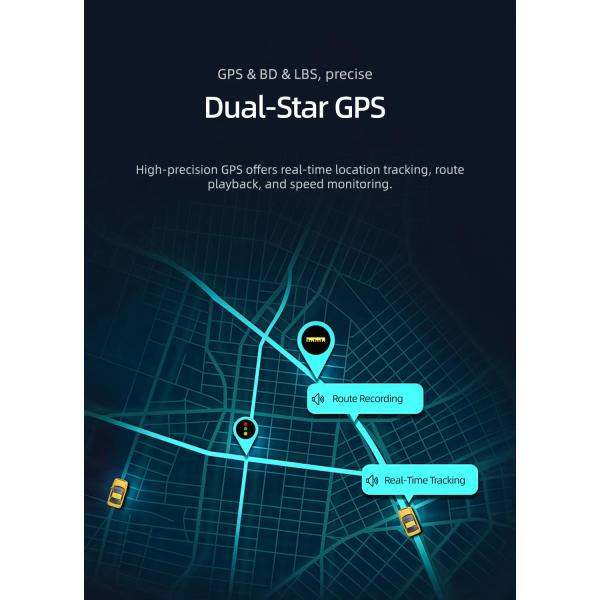 W21 4G LTE GPS Tracker for Vehicles with Multi-Mode Positioning