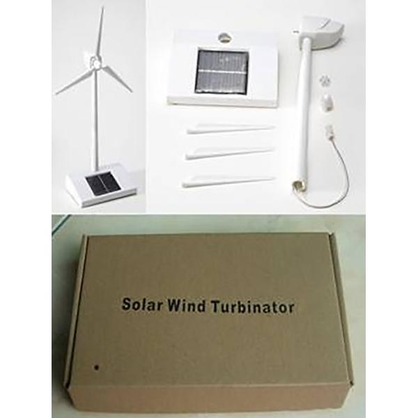 Popular Outdoor Solar Wind Turbine Toy Plastic DIY Mini Solar Toys