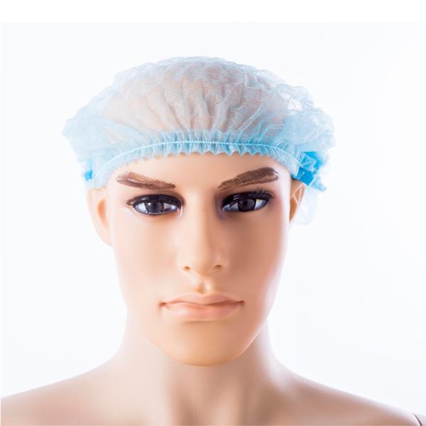 Ce Approved Round Medical Head Cap Non Woven Polypropylene Material