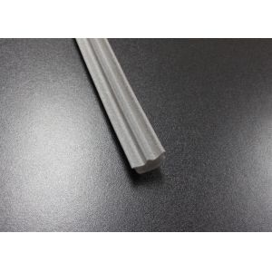 China Gray Long Side EPDM Rubber Extrusion Embedded , Window Weather Stripping wholesale