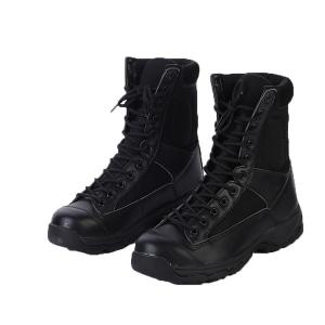 China Custom Design Strong Black Military Tactical Boots For Men And Women wholesale