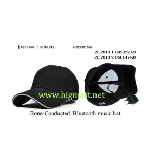 Bone Conduction bluetooth headphones Cap music hat